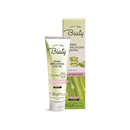 Biuty Crema Depilatoria Rostro Aloe Vera 30g - Farmacia Online, dermocosmética y cuidado personal - FarmaPlus