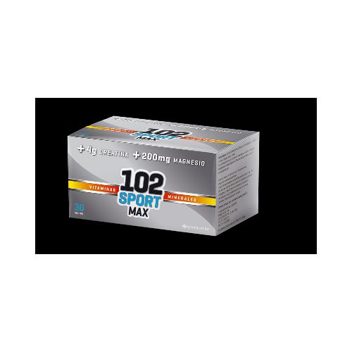 Potenciá tu entrenamiento con 102 Sport Max | Multivitamínico y Creatina - Farmacia Online, dermocosmética y cuidado personal - FarmaPlus