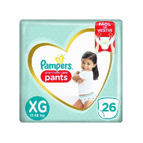 Pañales Pampers Premium Care Pants  Xg 26 unidades en FarmaPlus - Farmacia Online, dermocosmética y cuidado personal - FarmaPlus