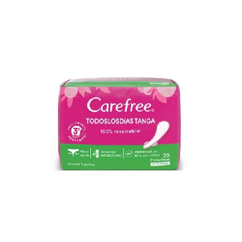 CAREFREE PROT DIARIOS TODOS LOS DIAS TANGA X 20