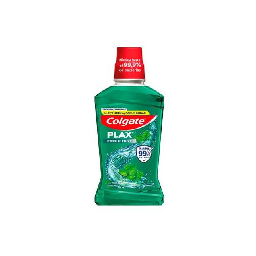 COLGATE ENJUAGUE BUCAL FRESH MINT X 500 PC 350