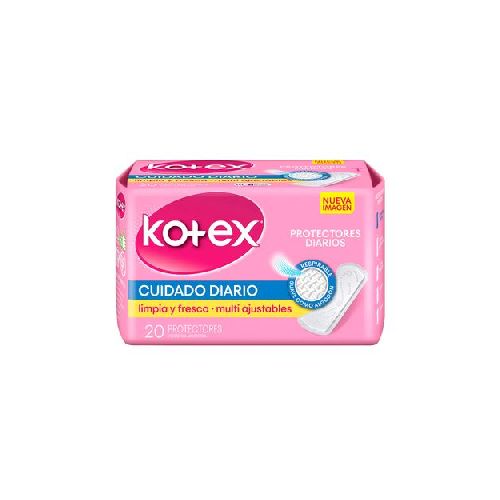 KOTEX PROTECTORES DIARIOS CUIDADO DIARIO X 20