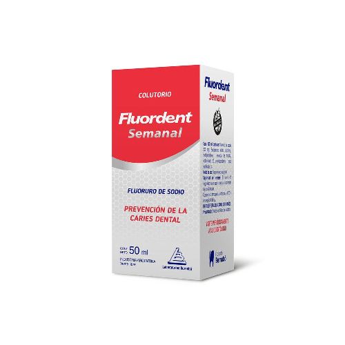 Enjuague bucal fluorado para la prevención de caries 50 ml