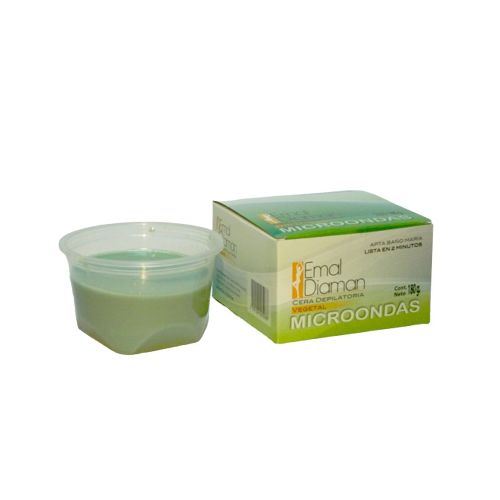 Cera depilatoria vegetal para microondas 180 gr