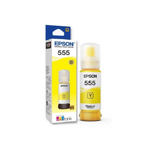 Botella de tinta EPSON T555 Amarillo original 70ml  