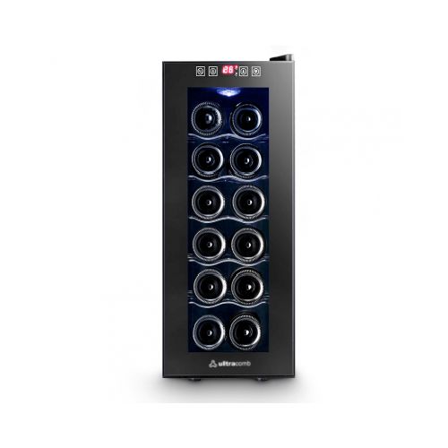 Cava ULTRACOMB CV-6012 termoeléctrica 12 botellas 70W negro  