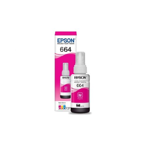 Botella de tinta EPSON T664 Magenta original 70ml  