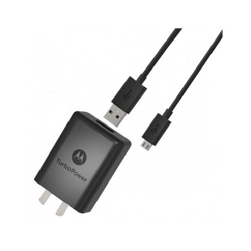 Cargador original MOTOROLA TURBOPOWER 20W micro USB con cable  