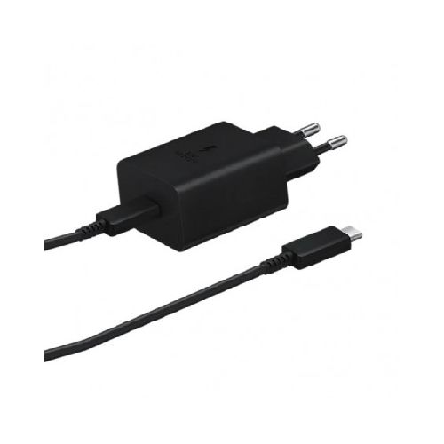 Cargador original SAMSUNG 45W USB C carga rápida negro  