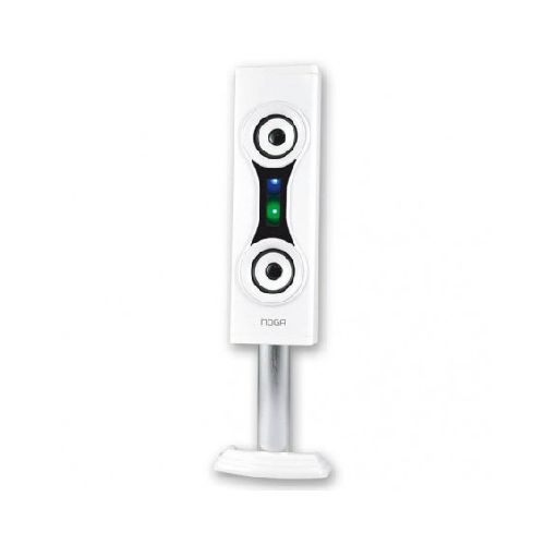 Parlante bluetooth NOGA NGS-MINIL torre blanco  