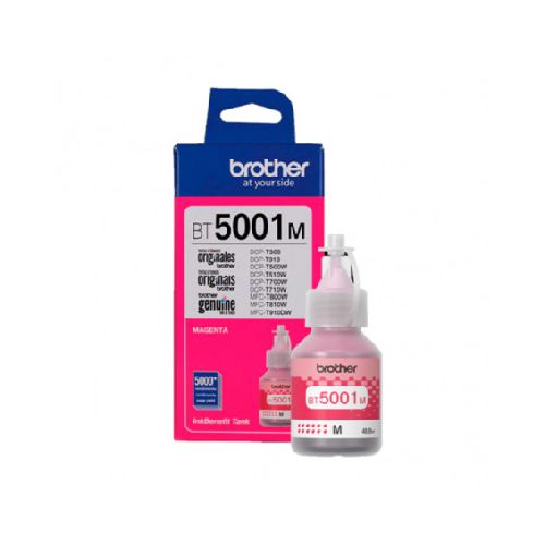 Botella de tinta BROTHER BT5001M Magenta original 48ml  