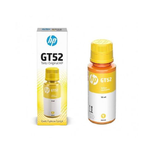 Botella de tinta HP GT52 Amarillo original 70ml  