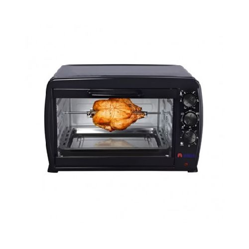 Horno eléctrico EVEREST EV-45E con spiedo 45 litros 1800w negro  