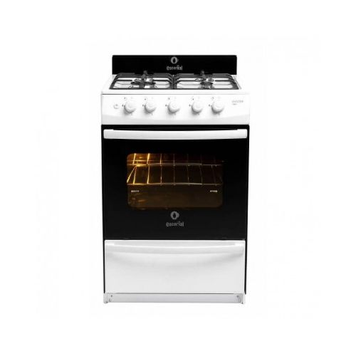 Cocina ESCORIAL MASTER STYLE Multigas 4 hornallas blanca  