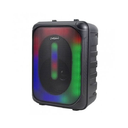 Parlante bluetooth NISUTA OSPA5B portátil 100W con luz RGB  