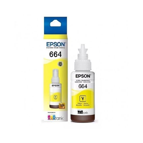 Botella de tinta EPSON T664 Amarillo original 70ml  