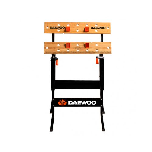 Banco de trabajo DAEWOO DW-WT01 plegable metálico soporta 70kg  