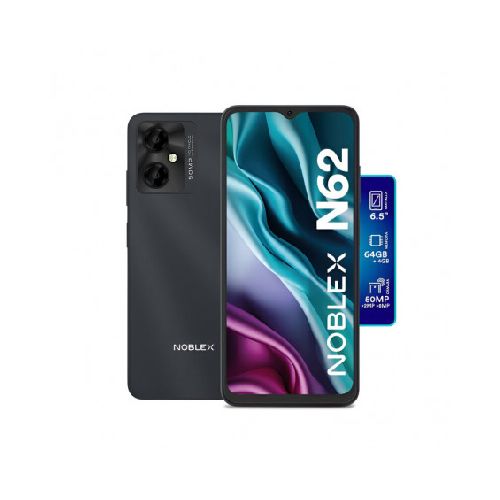 Celular NOBLEX N62 4GB RAM 64GB negro con cargador  