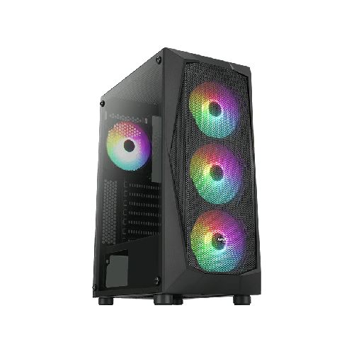 GABINETE AEROCOOL FALCON-G-BK-V1 - Max Tecno  