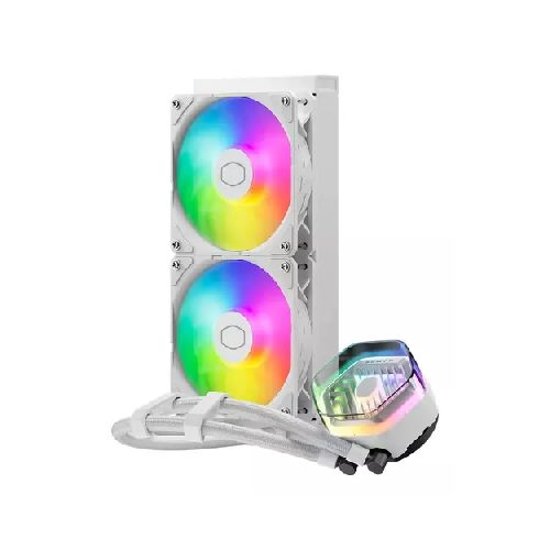 Water Cooler MasterLiquid 240 Atmos Blanco ARGB - Max Tecno  