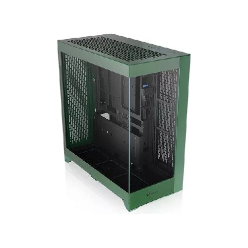 Gabinete TT CTE E600 MX Mid-Tower TG x2 Racing Green - Max Tecno  