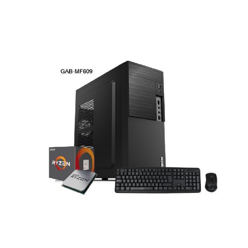 PC AMD RYZEN 5 5600G 6 CORE 3.9GHZ, MOTHER MSI A520M-A PRO AM, DDR4 8 GB 3200MHZ PNY, SSD 240GB, GAB. E-VIEW KIT-MF609 600W (TEC+MOU) - Max Tecno  