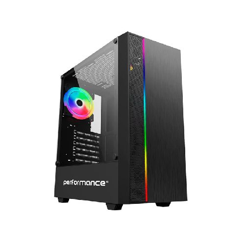 Gabinete Gamer Tg Black Rgb Performance 80 16 VIDRIO TEMPLADO VENTA UNITARIA MXG24 - Max Tecno  