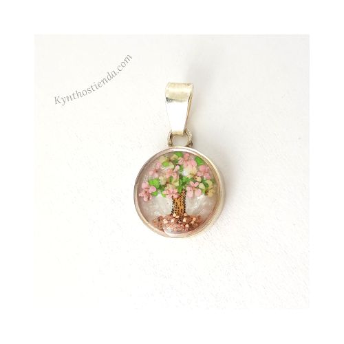 Dije Arbol de la Vida – 1,2 cm “Colección Microflores” Plata 925