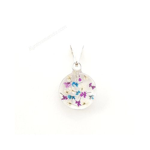 Dije Colección Micro Flores 15 mm – Plata 925