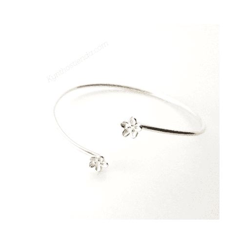 Brazalete Colección Nomeolvides – Flores de Plata 925