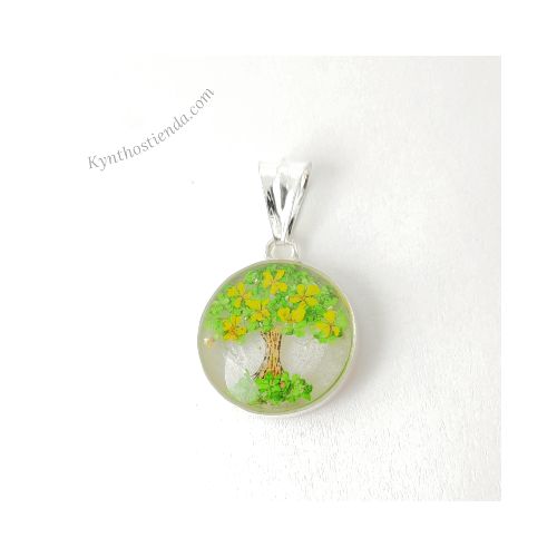 Dije Arbol de la Vida – 1,6 cm “Colección Microflores” Plata 925