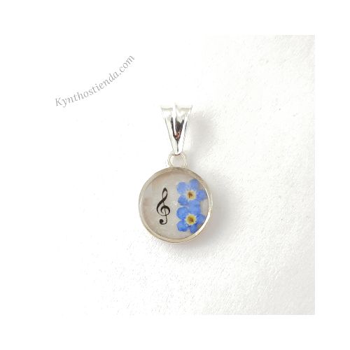 Dije 1,2 cm Clave de Sol “Colección NomeOlvides” Plata 925