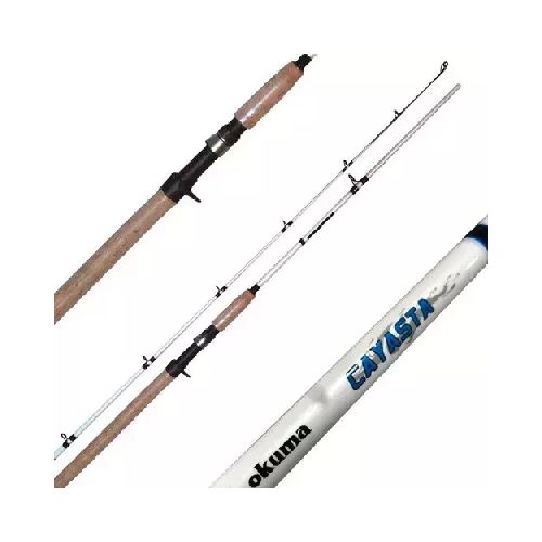 Caña Okuma Cayasta 2 Tramos Baitcast Trolling Rotativo  