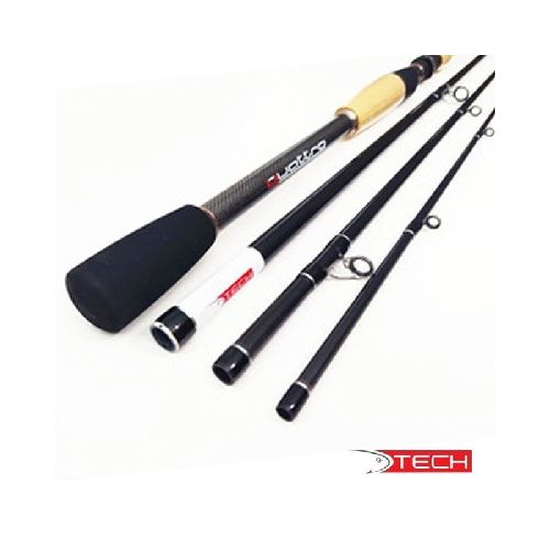 CAÑA TECH QUATTRO Spinning 4 Tramos 6.6 pies 10-17 LB