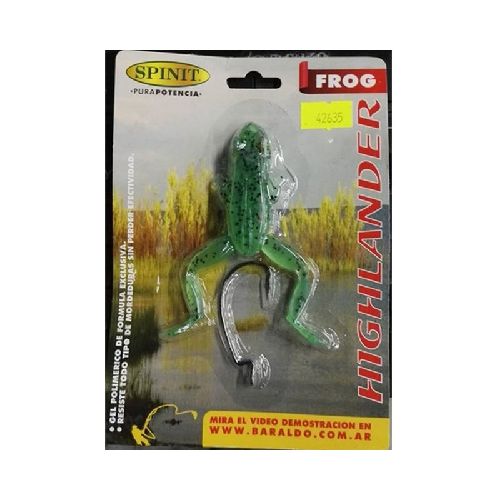 SEÑUELO SPINIT HIGHLANDER FROG CON ANZUELO