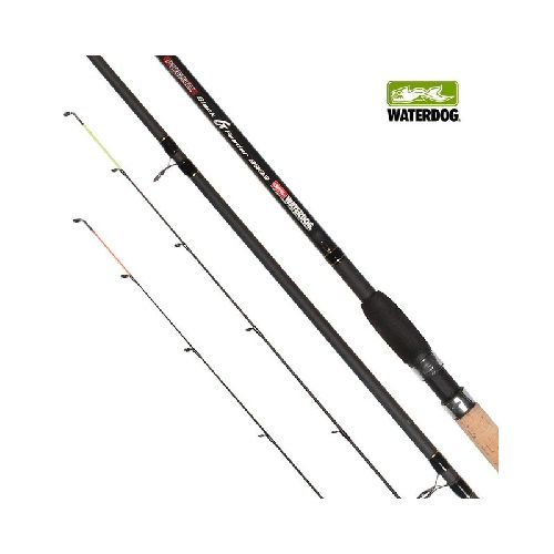 CAÑA WATERDOG BLACK FEEDER 3903 Enchufable 3 punteros 13 pies