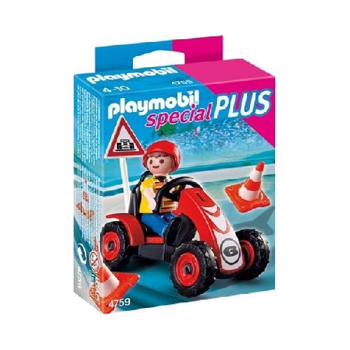 PLAYMOBIL - 4759 NENE CON AUTO DE CARRERA  