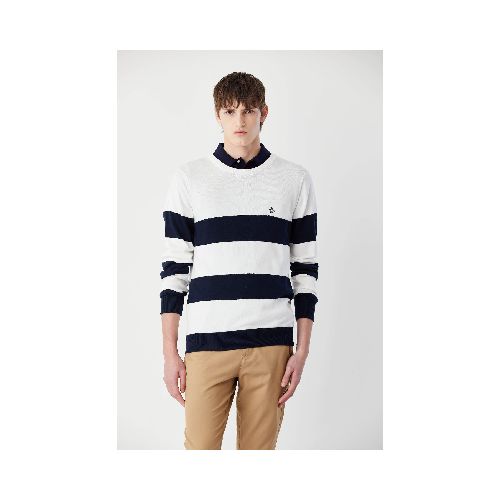 Stripe Paneaux Cttn Sweater