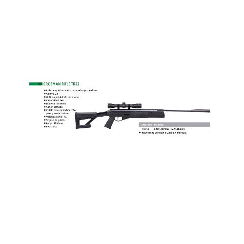 Rifle de aire comprimido TR22 marca Crosman - Florida Camping