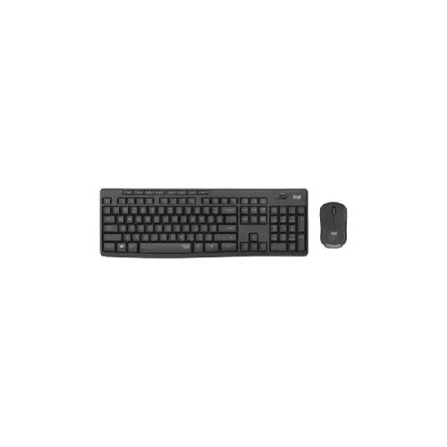 TECLADO + MOUSE LOGITECH INALAMBRICO MK295 SILENT BLACK  