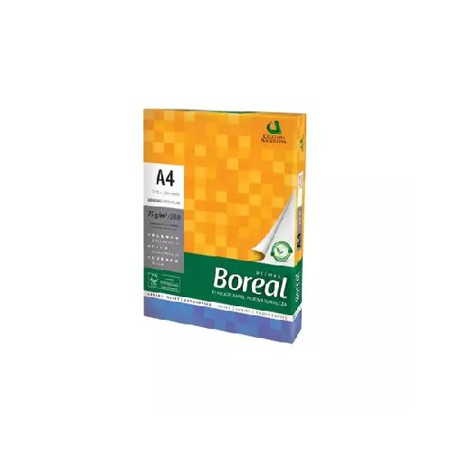 RESMA DE PAPEL A4 75 GRS BOREAL  