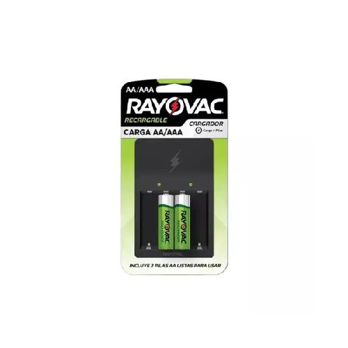 CARGADOR RAYOVAC MAXI + 2 AA  