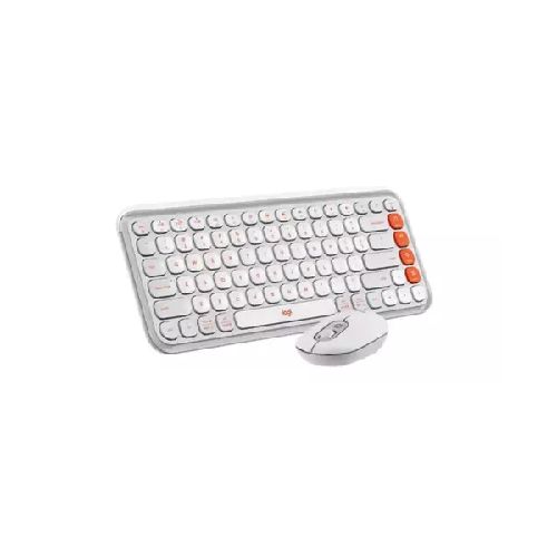 TECLADO+MOUSE LOGITECH POP ICON WHITE  