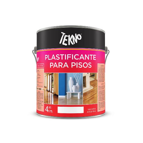 Plastificante p/ Pisos de Madera - Brillante x 4 Lts - Pinturas TEKNO - Pinturas Perfectas