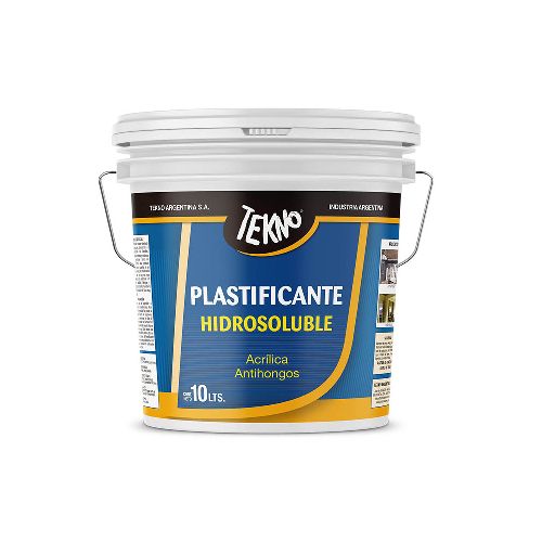 Plastificante Hidrosoluble - Transparente x 10 Lts - Pinturas TEKNO - Pinturas Perfectas