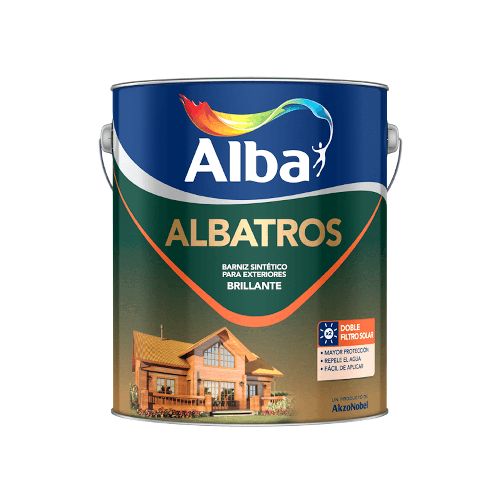 BARNIZ SINT.ALBATROS P/EXTERIOR BRILLANTE 4 L - Pisano