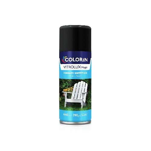 AEROSOL ESMALTE SINTÉTICO NEGRO MATE VITROLUX 440 CC - Pisano