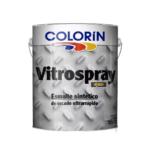 ESMALTE SINTÉTICO SECADO RÁPIDO BCO. VITROSPRAY 4 L - Pisano