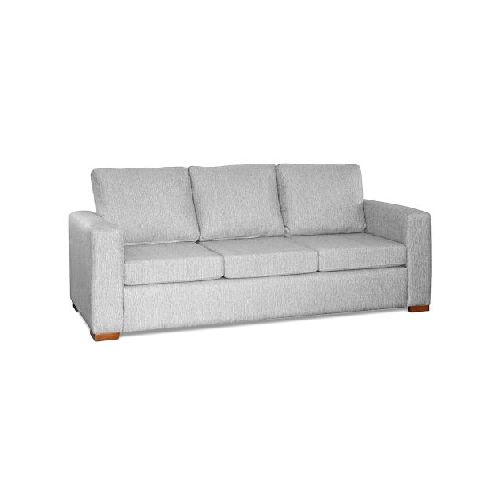 Sofá Cubik 3 cuerpos chenille jumper gris claro 190x90 Fullconfort SKU: CUBI190JUMGRICLA_0000000073