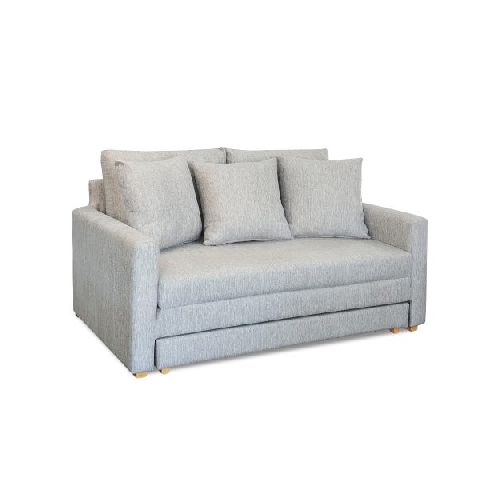 Sofá cama Avalon 2 cuerpos jumper gris claro 160 x 100 Fullconfort SKU: SOFCAMAVAJUMGRICLA_0000000073